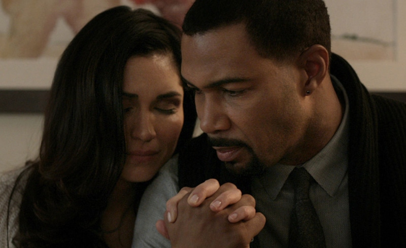 Омари Хардвик и Лела Лорен в сериале «Власть в ночном городе» Омари Хардвик и Лела Лорен в сериале «Власть в ночном городе»