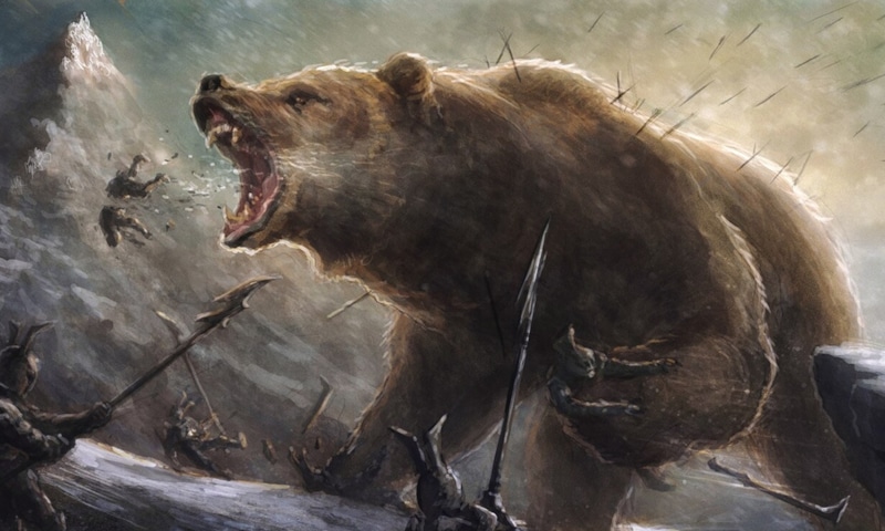 Медведь на арене: древняя трагедия