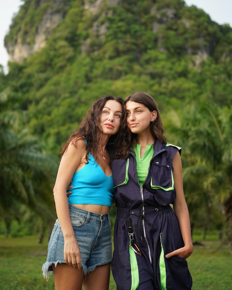 Лиана Турецкая и дочь Эммануэль