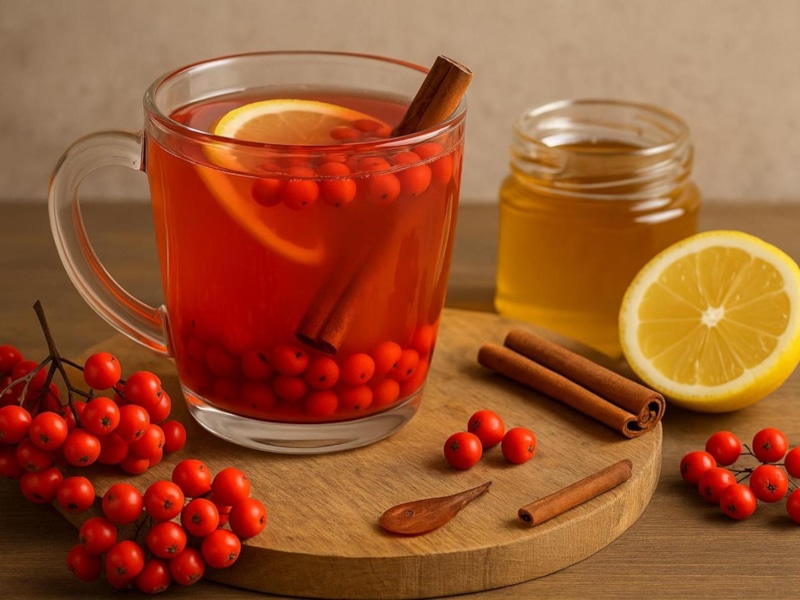 Целебный эликсир зимой: компот из рябины