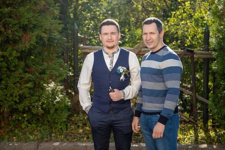 Михаил Сцельников с сыном