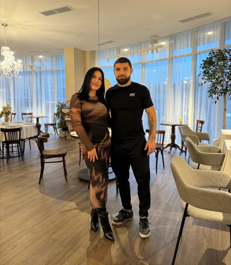 Магомед Курбанов с женой