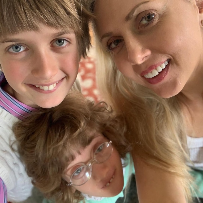 Екатерина Парфенова с детьми