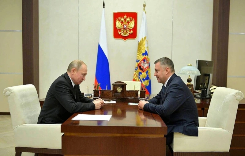 Владимир Путин и Игорь Кобзев