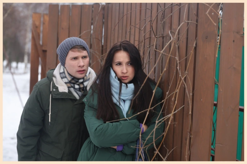 Кадр из сериала «Ангел на белой карете»