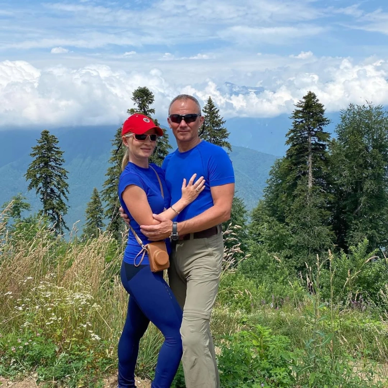 Олег Чемезов с женой Ириной