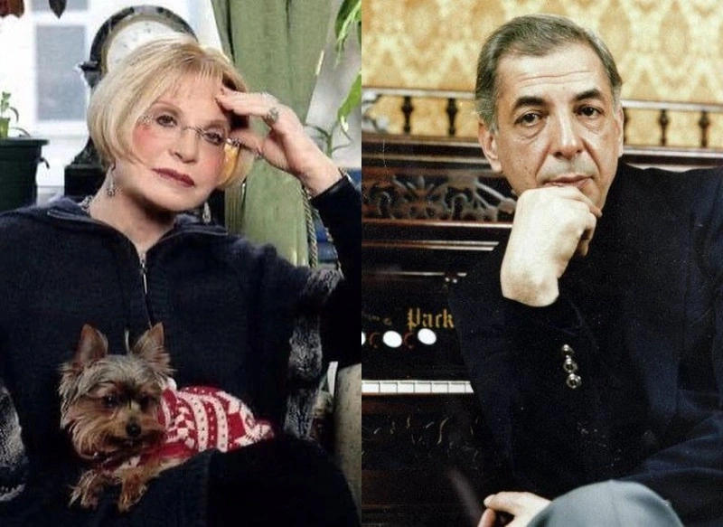 Людмила Максакова с Микaэлем Тaривердиевым