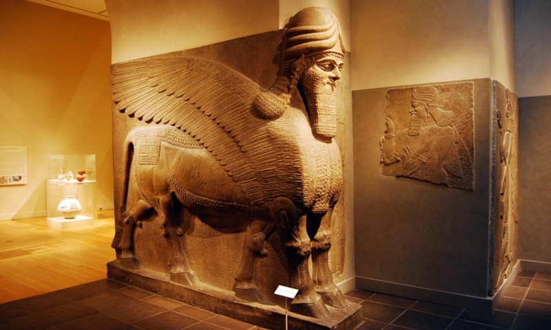 Ниневия делится историей: крылатый бык-ламассу