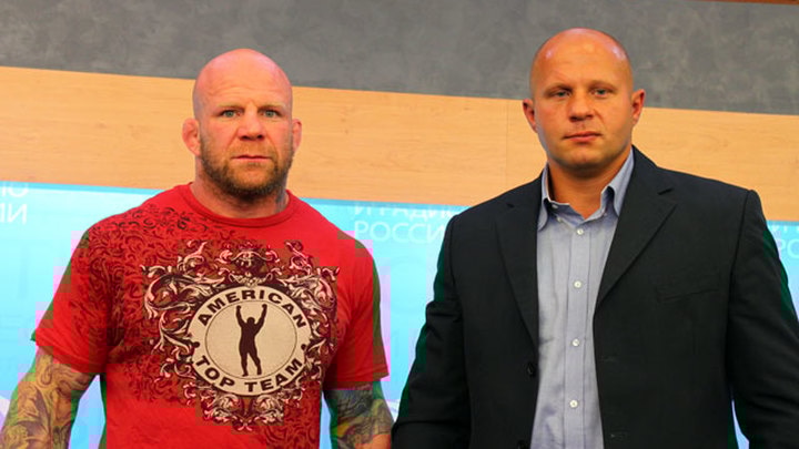 Джефф Монсон и Фёдор Емельяненко Джефф Монсон и Фёдор Емельяненко