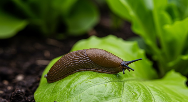 Слизни в огороде: осенняя борьба