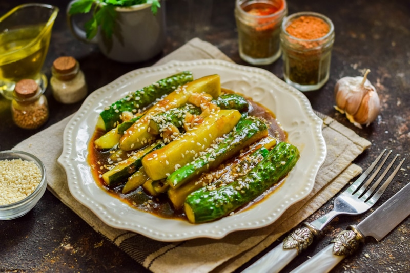 Жареные огурцы: зимняя заготовка