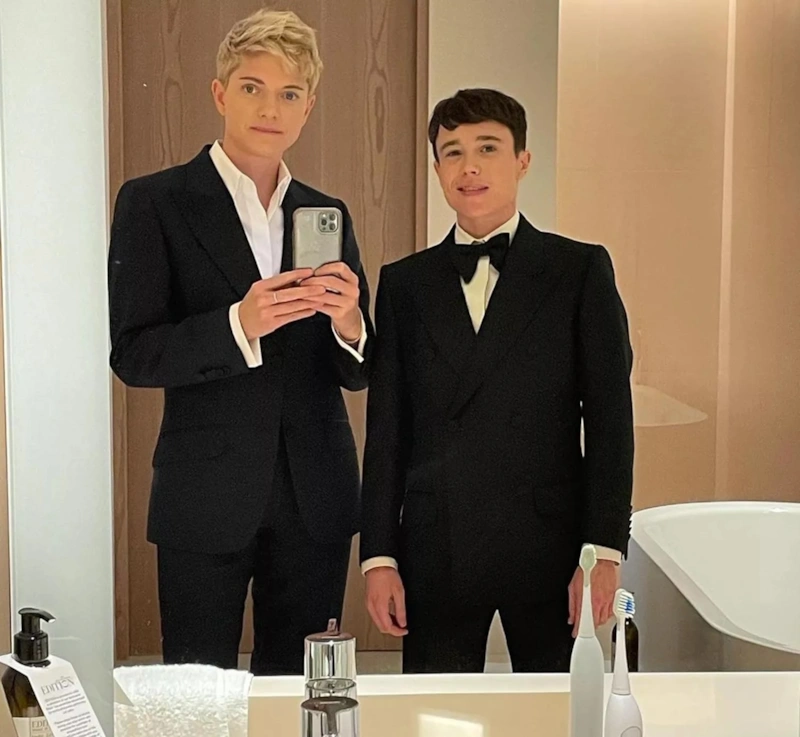 Мэй Мартин и Эллиот Пейдж