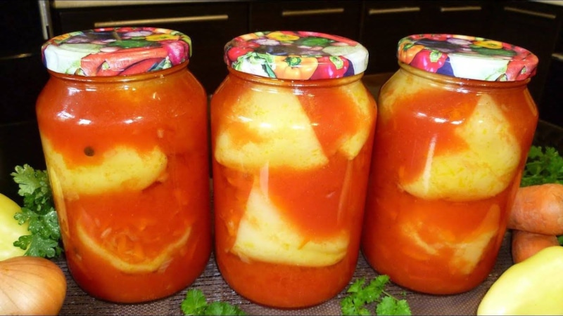 Перец, фаршированный баклажанами: овощная закуска в банке