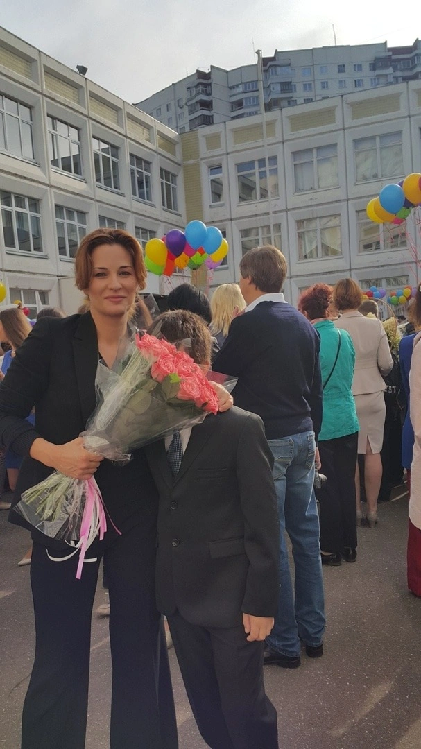 Нина Гогаева с сыном Нина Гогаева с сыном