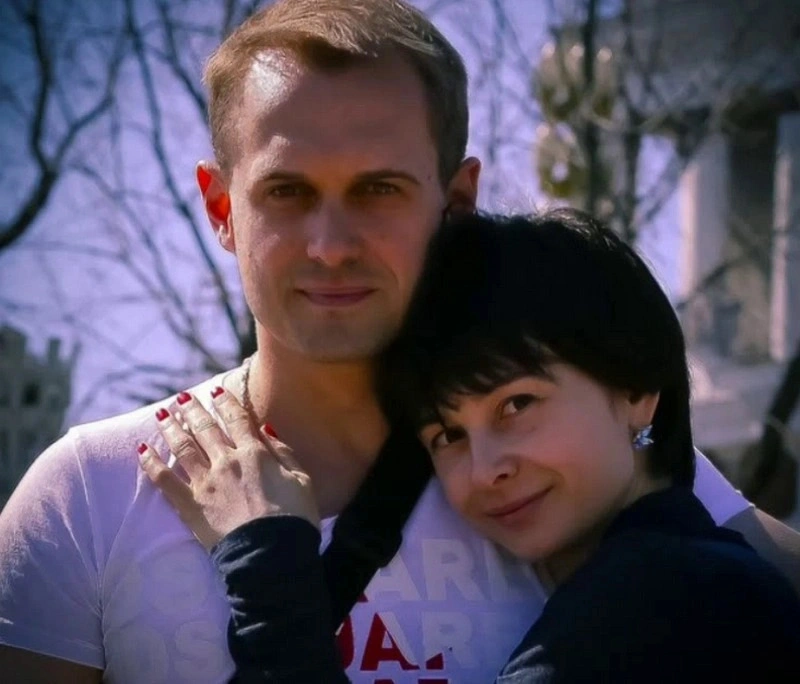Алексей Комашко с женой Алексей Комашко с женой