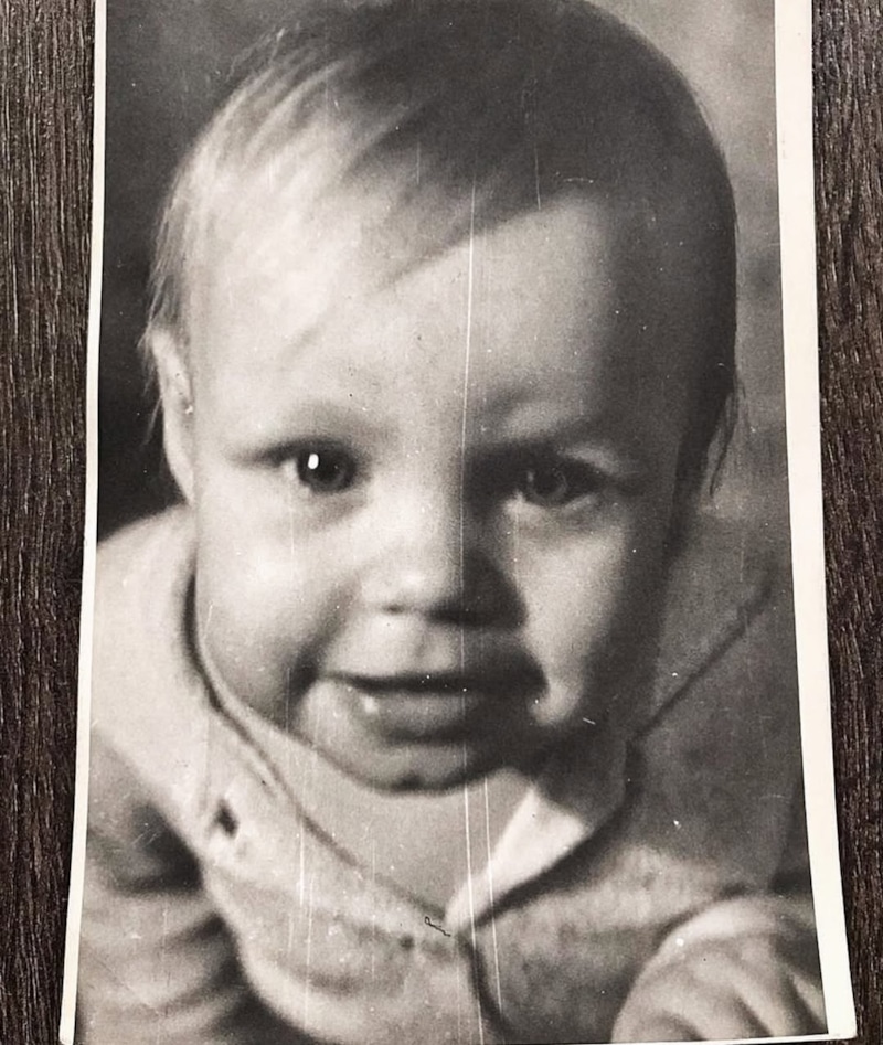 Александр Стекольников в детстве
