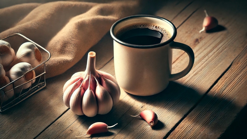Кофе с чесноком: бодрящий рецепт