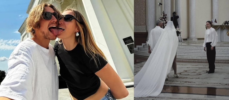 Маша Миногарова и Александр Горчилин поженились