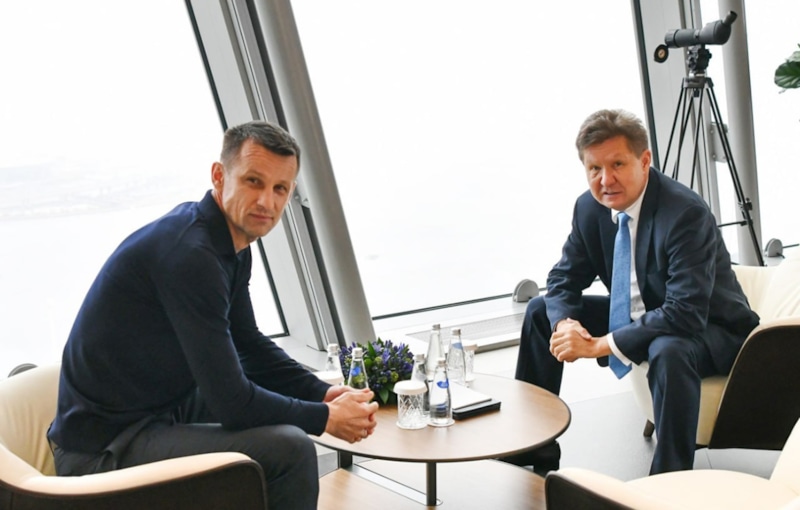 Сергей Семак и Алексей Миллер 