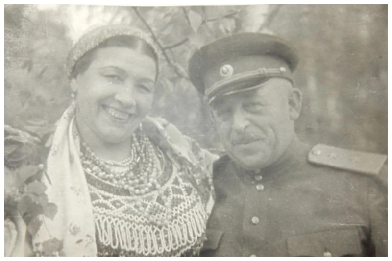 Лидия Русланова с мужем Владимиром Крюковым