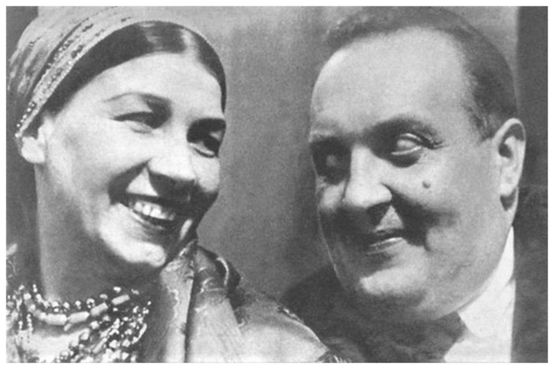 Лидия Русланова с мужем Михаилом Гаркави