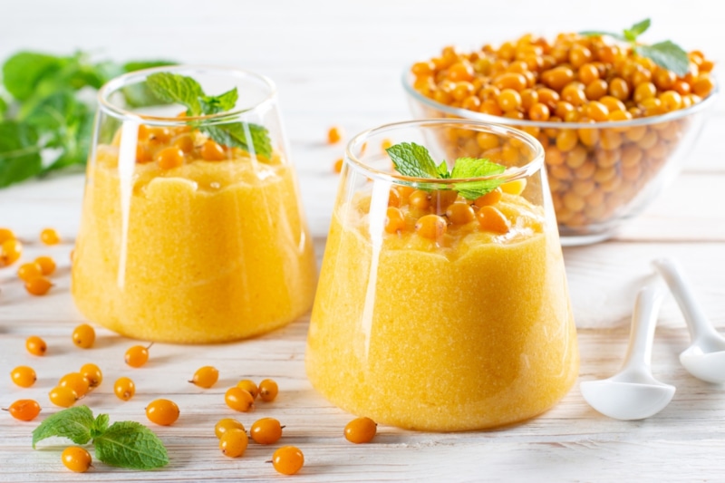 Облепиховый мусс: взрыв витаминов и нежности