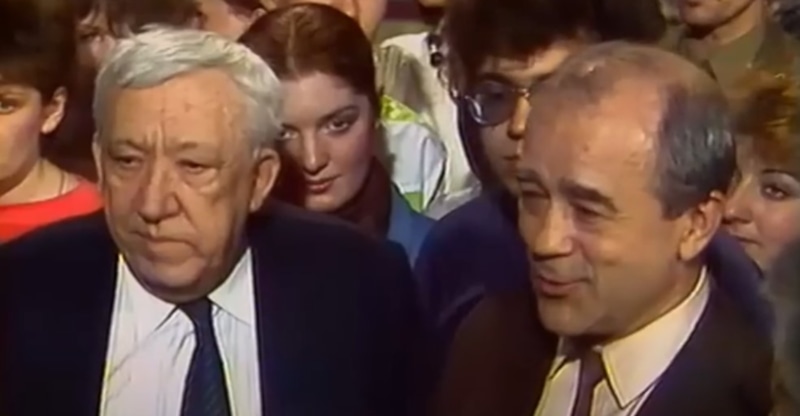 Виталий Коротич и Юрий Никулин