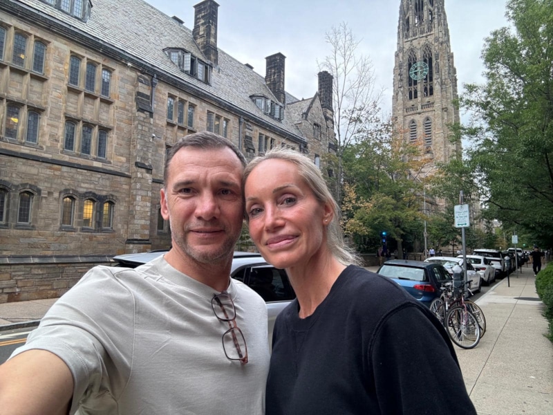 Андрей Шевченко с женой