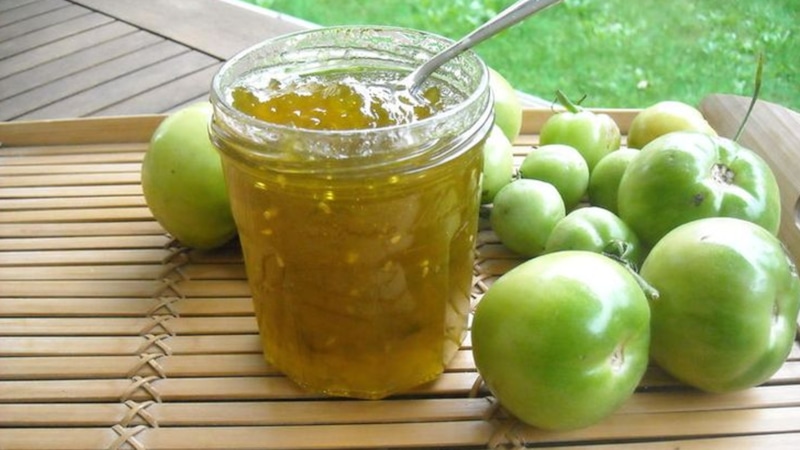Варенье из зеленых помидоров: мармеладная текстура