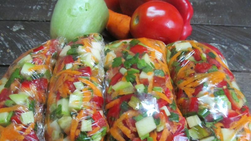 Заморозка овощей: рагу на зиму