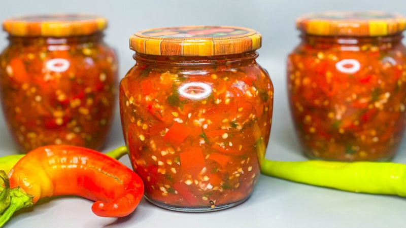 Лечо из чили-перца: острая заготовка на зиму