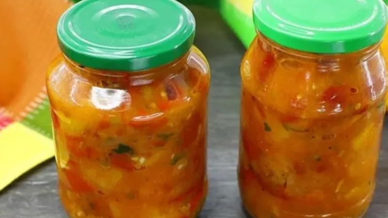 Заготовка из тыквы: зимний салат