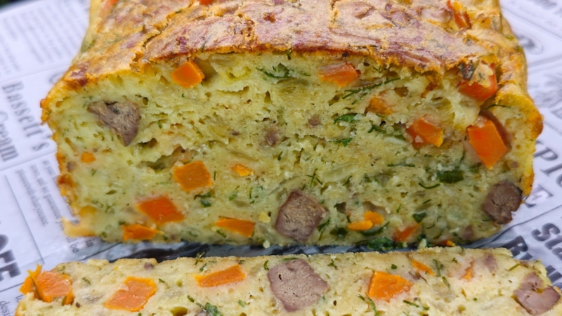 Кекс с печенью: сытное угощение