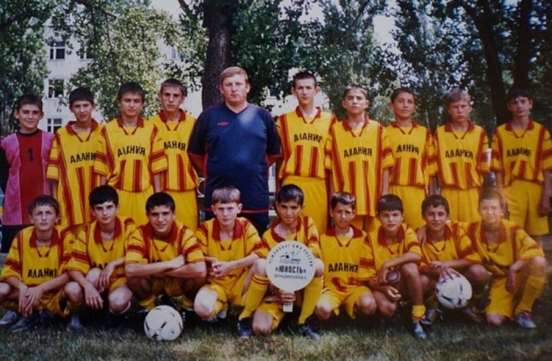 Футболист Игорь Осинькин в молодости