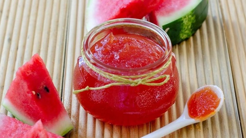 Арбузный джем: рецепт с троекратной варкой