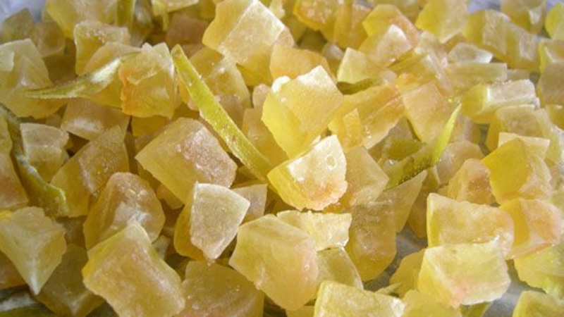 Цукаты из арбузных корок: рецепт с сушкой