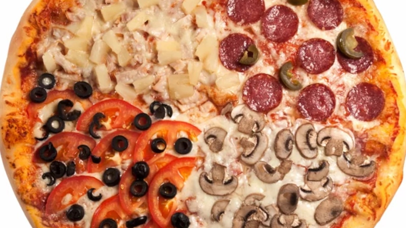 Пицца «4 сезона»: классический рецепт с зонированием