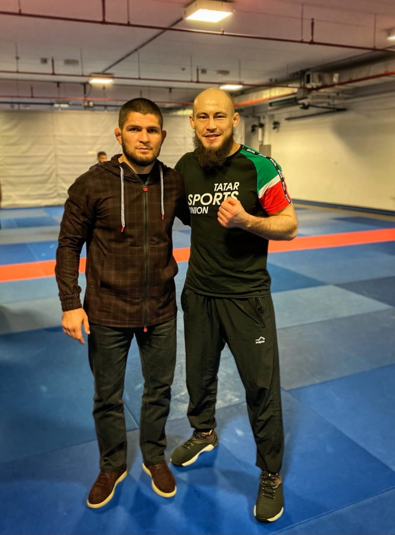 Ринат Фахретдинов и Хабиб Нурмагомедов