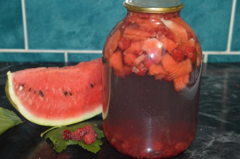 Компот из арбуза: рецепт с лимонным соком