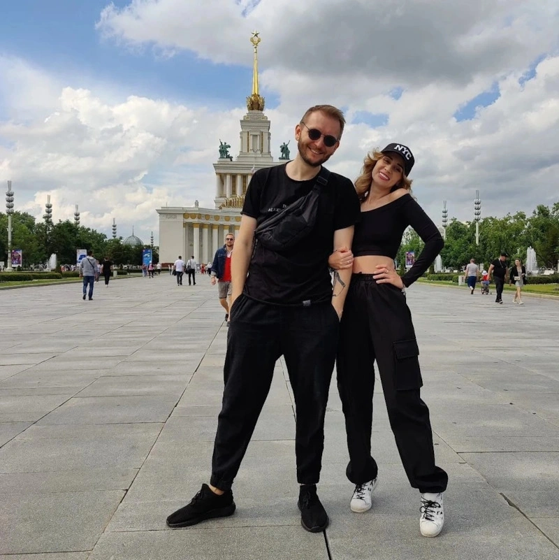 Константин Маласаев с женой