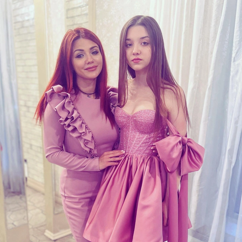 Леся Ярослaвскaя с дочерью