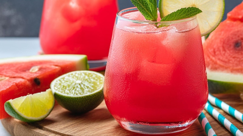 Арбузный мохито: летняя свежесть