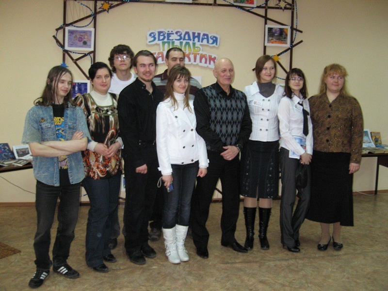 Василий Головачев нa встрече с читaтелями