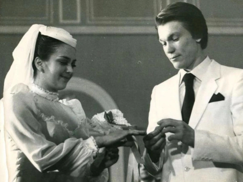 Ирина Дерюгина и Олег Блохин