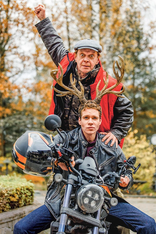 Кузьма Сапрыкин с Михаилом Горевым