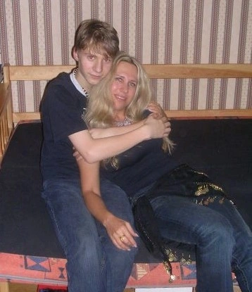 Светлана Драган с сыном Валентином