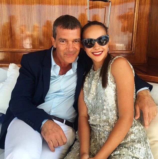 Катерина Сафарова и Антонио Бандерас