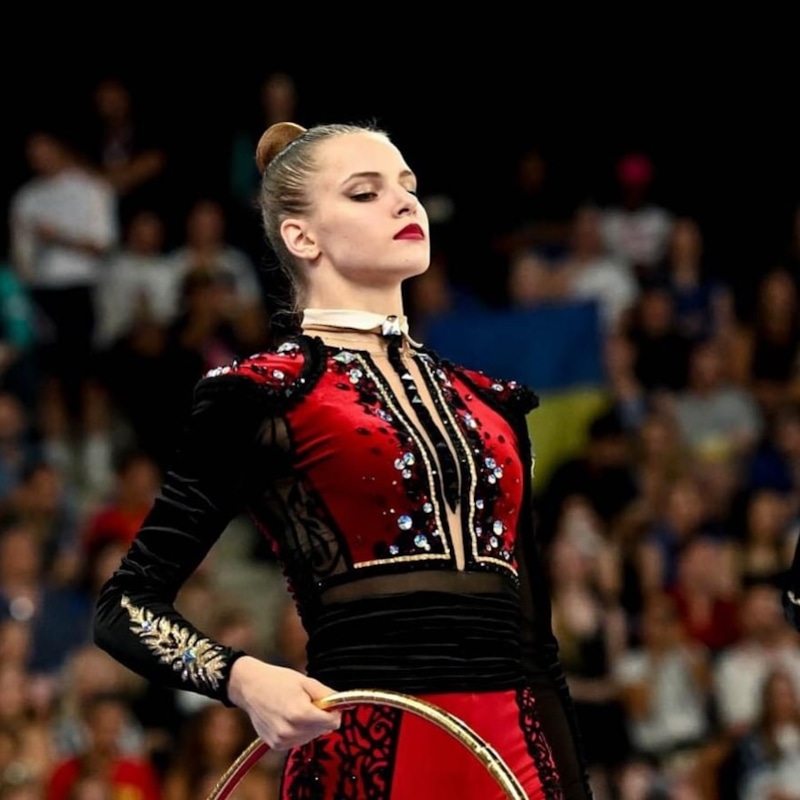 Украинская гимнастка Мария Высочанская 