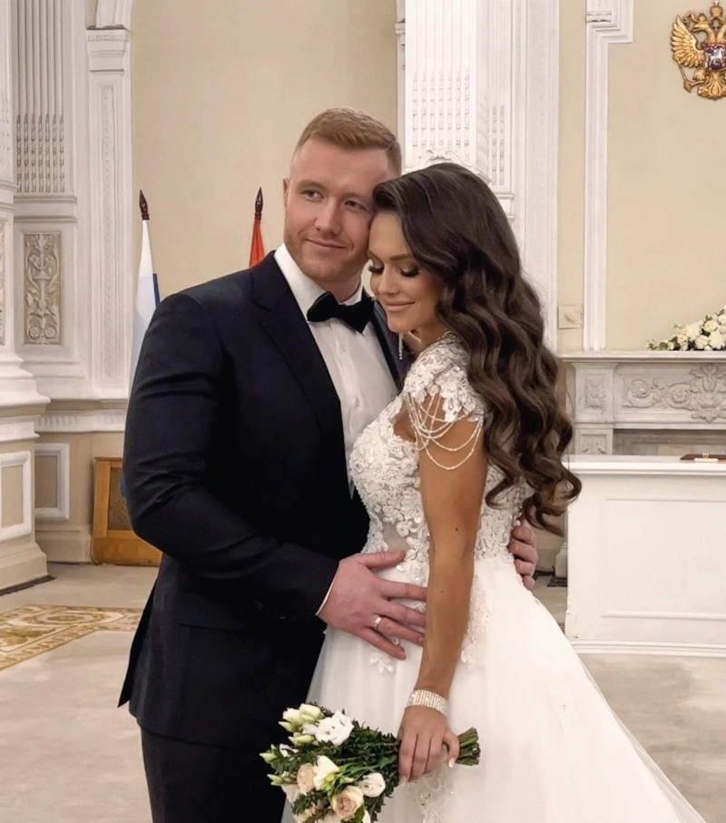 Яна Кузнецова с бывшим мужем