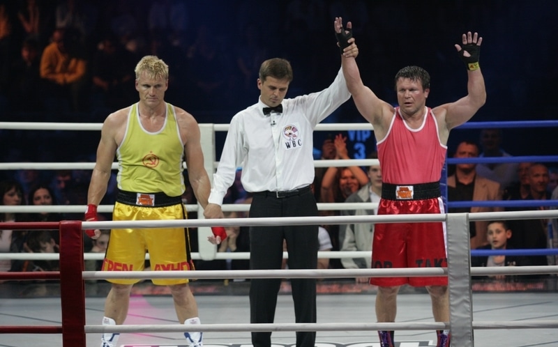 Дольф Лундгрен и Олег Тактаров Дольф Лундгрен и Олег Тактаров